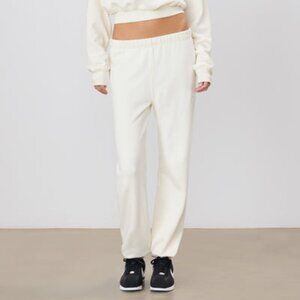 NWT | Eterne | Classic Sweatpant | French Terry | Cream | XS